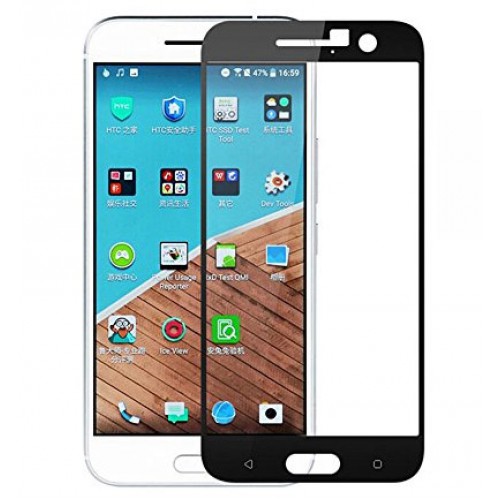 Folie sticla HTC 10 Black, Folii HTC - TemperedGlass.ro
