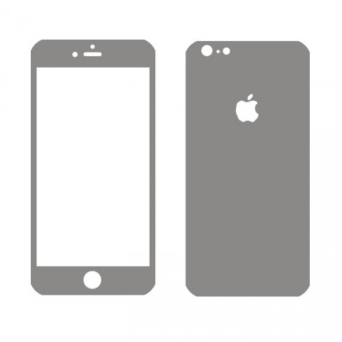 Folie sticla iPhone 5 Silver, Folii iPhone - TemperedGlass.ro