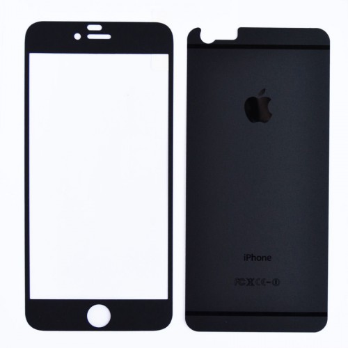 Folie sticla iPhone 6 Plus Negru mat, Folii iPhone - TemperedGlass.ro
