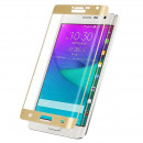 Folie sticla securizata tempered glass Samsung Galaxy Note Edge Full 3D - Gold