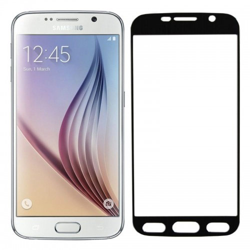 Folie sticla Samsung S6 Black, Folii Samsung - TemperedGlass.ro