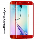 Folie sticla securizata tempered glass Samsung Galaxy S6 Edge Plus - Red