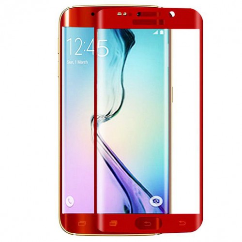 Folie sticla Samsung S6 Edge Red, Folii Samsung - TemperedGlass.ro