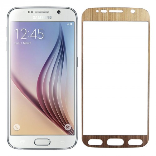 Folie sticla Samsung S6 Gold, Folii Samsung - TemperedGlass.ro