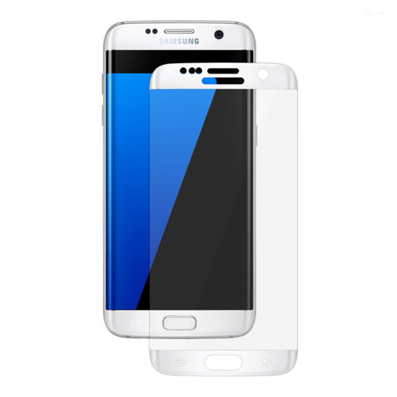 Folie sticla Samsung S7 White, Folii Samsung - TemperedGlass.ro