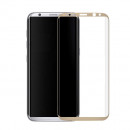 Folie sticla securizata tempered glass Samsung Galaxy S8 - 3D Gold