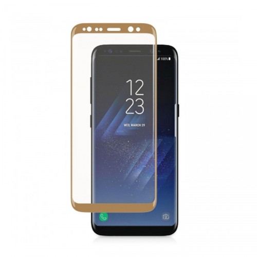 Folie sticla Samsung S8 Plus Gold, Folii Samsung - TemperedGlass.ro