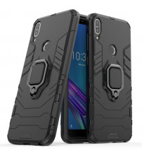 Husa Asus Zenfone Max Pro M1 Magnet Slim Ring, Black