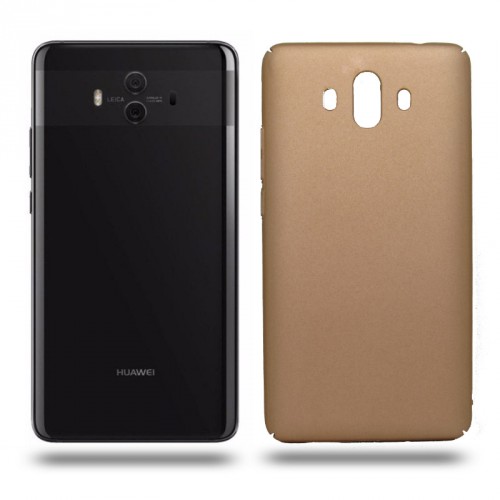 Husa Huawei Mate 10 rigida gold, Huse Huawei - TemperedGlass.ro
