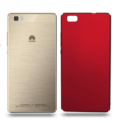 Husa Huawei P8 Lite rigida red, Huse Huawei - TemperedGlass.ro
