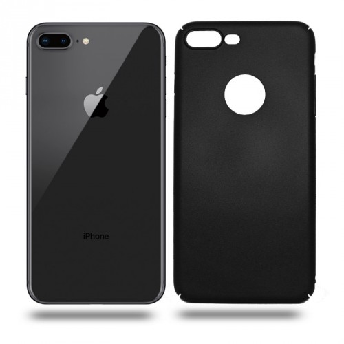Husa iPhone 8 Plus rigida black, Huse iPhone - TemperedGlass.ro