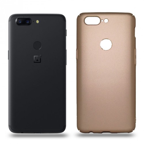 Husa OnePlus 5T rigida gold, Huse OnePlus - TemperedGlass.ro