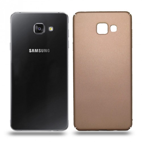 Husa Samsung Galaxy A7 2016 rigida gold, Huse Samsung