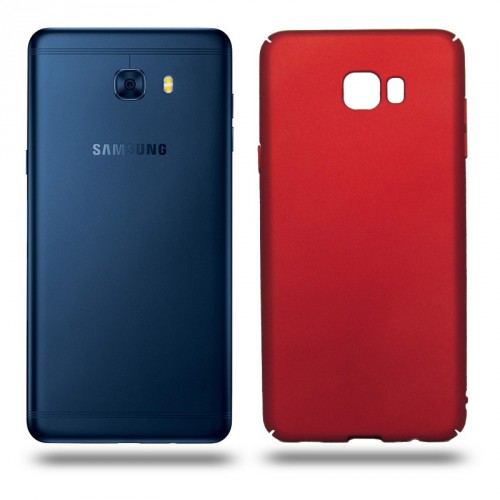 Husa Samsung Galaxy C7 Pro rigida red, Huse Samsung