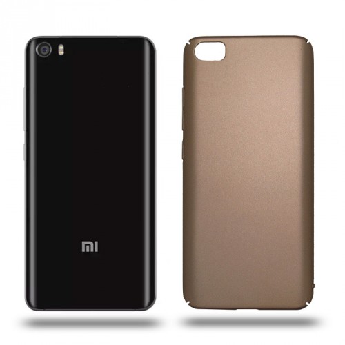 Husa Xiaomi Mi5 rigida gold, Huse Xiaomi - TemperedGlass.ro