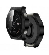 Husa Huawei Watch GT 2 Pro, protectie ecran, Black