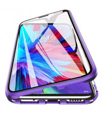 Husa iPhone 11 Pro Magnetic 360 (fata+spate sticla), Light Purple