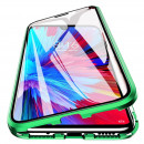 Husa iPhone 12 / 12 Pro Magnetic 360 (fata+spate sticla), Green