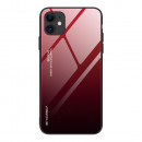 Husa iPhone 12 mini Gradient Glass, Red-Black