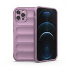 Husa iPhone 12 Pro Antisoc, Straturi multiple, Purple