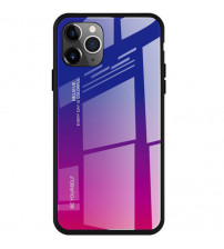 Husa iPhone 12 Pro Max Gradient Glass, Blue-Purple