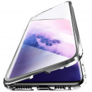 Husa iPhone 13 Magnetic 360 (fata+spate sticla), Grey
