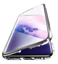 Husa iPhone 13 Pro Max Magnetic 360 (fata+spate sticla), Grey