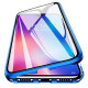 Husa iPhone 14 Magnetic 360 (fata+spate sticla), Blue