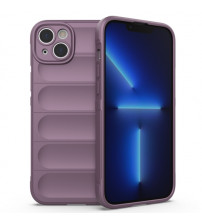 Husa iPhone 14 Plus Antisoc, Straturi multiple, Purple