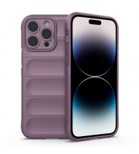 Husa iPhone 14 Pro Antisoc, Straturi multiple, Purple