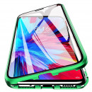 Husa iPhone 14 Pro Max Magnetic 360 (fata+spate sticla), Green