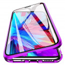 Husa iPhone 14 Pro Max Magnetic 360 (fata+spate sticla), Purple