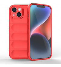 Husa iPhone 15 Antisoc, Straturi multiple, Red