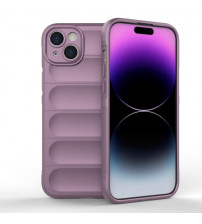 Husa iPhone 15 Plus Antisoc, Straturi multiple, Purple