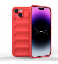 Husa iPhone 15 Plus Antisoc, Straturi multiple, Red