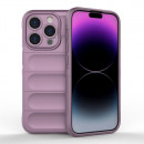 Husa iPhone 15 Pro Antisoc, Straturi multiple, Purple
