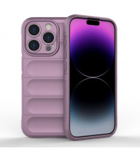 Husa iPhone 15 Pro Antisoc, Straturi multiple, Purple