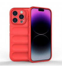 Husa iPhone 15 Pro Antisoc, Straturi multiple, Red