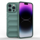 Husa iPhone 15 Pro Max Antisoc, Straturi multiple, Dark Green