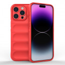 Husa iPhone 15 Pro Max Antisoc, Straturi multiple, Red