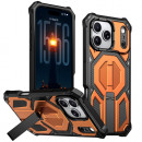 Husa iPhone 17 Pro Max, Premium Antisoc, Stand Magnetic, Orange Husa iPhone 17 Pro Max, Premium Antisoc, Stand Magnetic, Orange