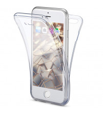 Husa iPhone 7 Plus TPU+PC Full Cover 360 (fata+spate), Transparenta