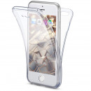 Husa iPhone 8 Plus TPU Full Cover 360 (fata+spate), Transparenta