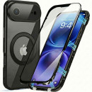 Husa iPhone Air MagSafe 360 (fata+spate sticla), Black