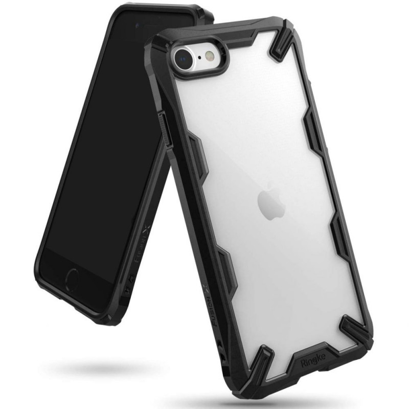 Husa iPhone SE 2 originala RINGKE Fusion X, Black - TemperedGlass.ro
