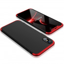 Husa iPhone XS GKK, Black-Red