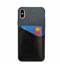 Husa iPhone XS Max Card Pocket, Black