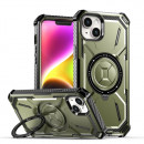 Husa Magsafe Antisoc iPhone 14 Plus, Armor, Army Green