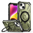 Husa Magsafe Antisoc iPhone 15, Armor, Army Green