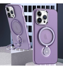Husa Magsafe iPhone 14 Plus TPU, Inel, Purple